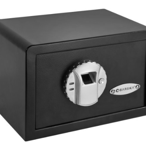 BARSKA AX11620 Biometric Fingerprint Mini Security Home Safe Box 0...