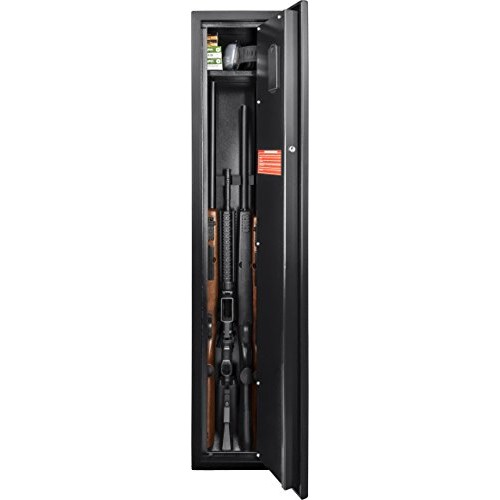 Barska AX11652 Quick Access Biometric Rifle Safe, Small, Multicolor