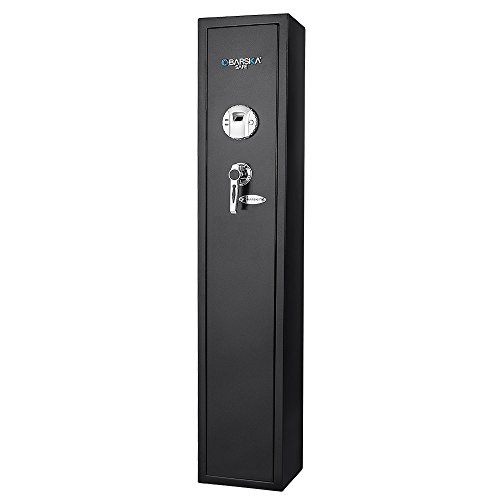 Barska AX11652 Quick Access Biometric Rifle Safe, Small, Multicolor