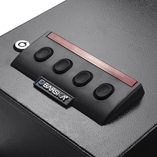 Barska AX12432 Quick Access Keypad Security Hand Pistol Safe 0....