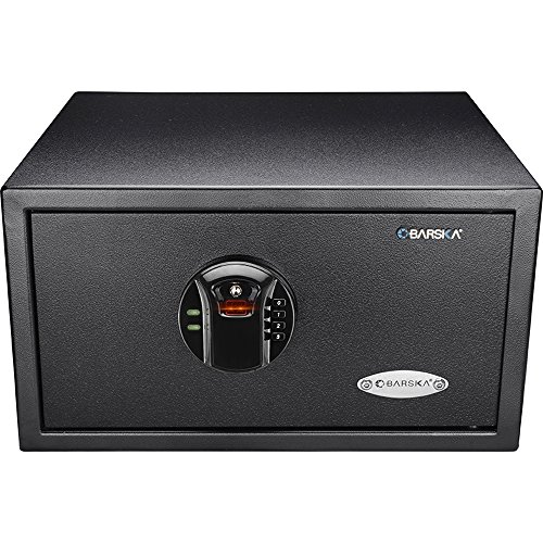 Barska AX12840 Biometric Fingerprint Keypad Security Home Safe 0.9...