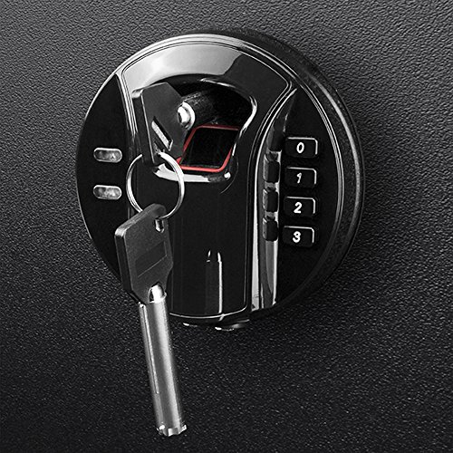 Barska AX12840 Biometric Fingerprint Keypad Security Home Safe 0.9...