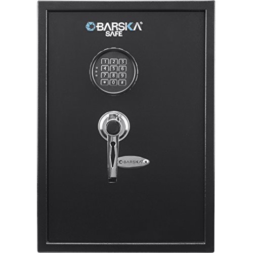 Barska AX13098 1.45 Cubic Ft Large Keypad Safe, One Size, Black
