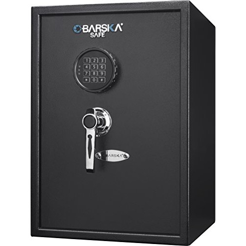 Barska AX13098 1.45 Cubic Ft Large Keypad Safe, One Size, Black