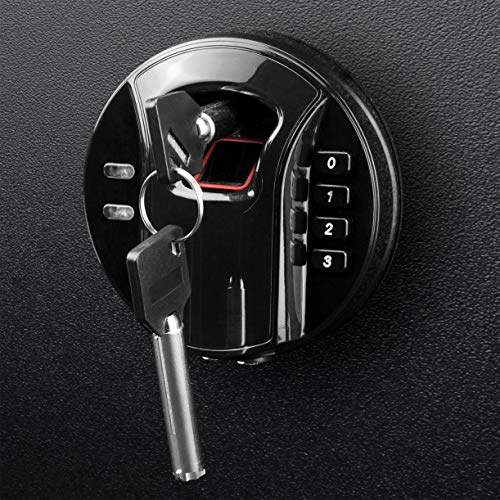 BARSKA AX13378 Large Keypad Biometric 16 Position Rifle Safe 9.33 ...