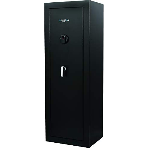 BARSKA AX13378 Large Keypad Biometric 16 Position Rifle Safe 9.33 ...