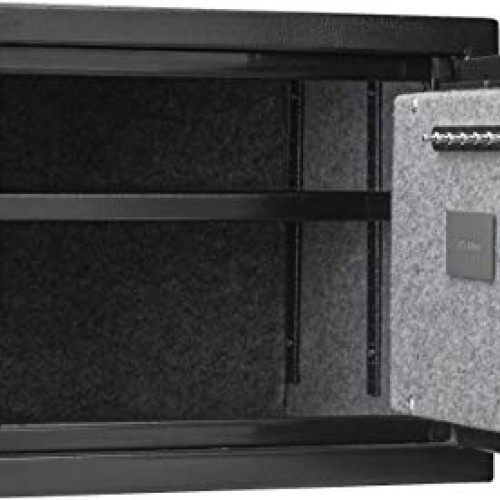 BARSKA AX13498 Biometric Fireproof Safe 0.75 Cu Ft Black Texture w...