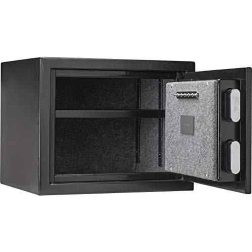 BARSKA AX13498 Biometric Fireproof Safe 0.75 Cu Ft Black Texture w...