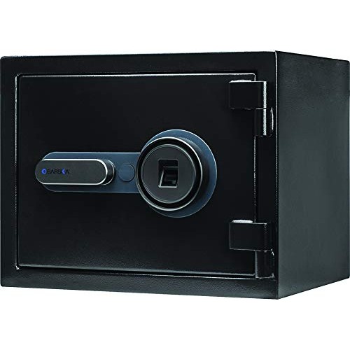 BARSKA AX13498 Biometric Fireproof Safe 0.75 Cu Ft Black Texture w...