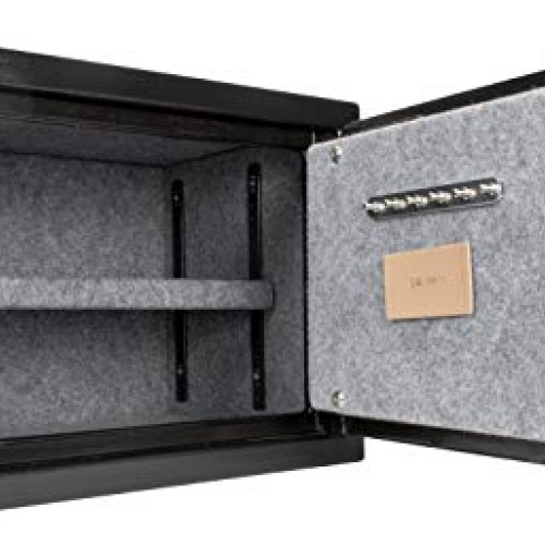 BARSKA AX13498 Biometric Fireproof Safe 0.75 Cu Ft Black Texture w...