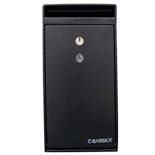 BARSKA AX13558 Dual Key Depository Safe 0.27 Cu Ft with Drop Slot ...