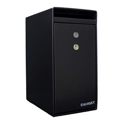 BARSKA AX13558 Dual Key Depository Safe 0.27 Cu Ft with Drop Slot ...
