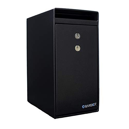 BARSKA AX13558 Dual Key Depository Safe 0.27 Cu Ft with Drop Slot ...