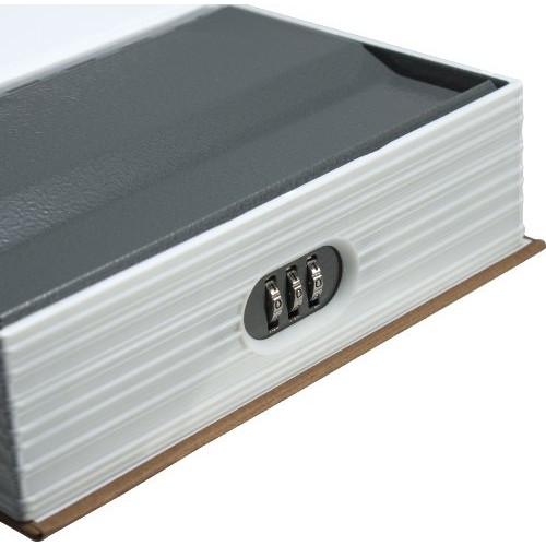 BARSKA CB11990 Combination Lock Brown Dictionary Diversion Book Sa...