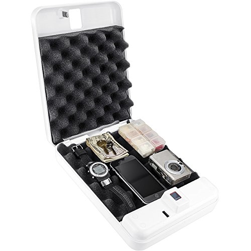 Barska CB12776 Portable Biometric Keypad Lock Box Hand Pistol S...