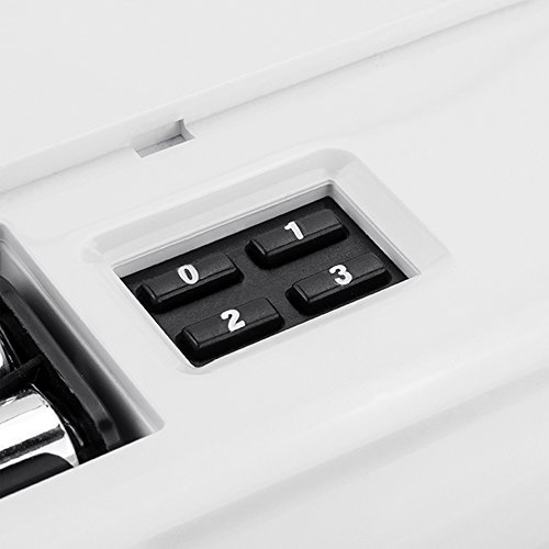 Barska CB12776 Portable Biometric Keypad Lock Box Hand Pistol S...