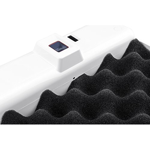 Barska CB12776 Portable Biometric Keypad Lock Box Hand Pistol S...