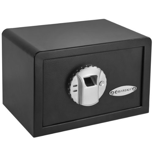 BARSKA Compact Biometric Fingerprint Security Safe Lock Cabinet 11...