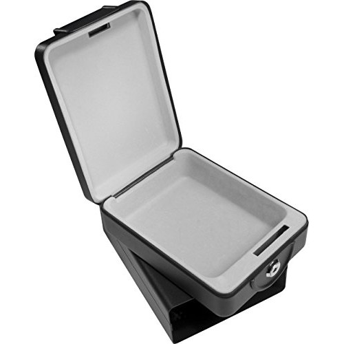 Barska Compact Safe Key Lock Safe w/ Mounting Sleeve AX11812,Black...