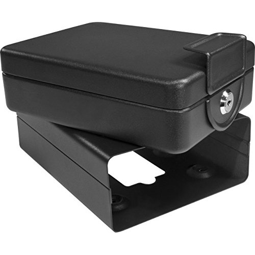 Barska Compact Safe Key Lock Safe w/ Mounting Sleeve AX11812,Black...