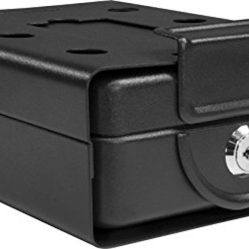 Barska Compact Safe Key Lock Safe w/ Mounting Sleeve AX11812,Black...
