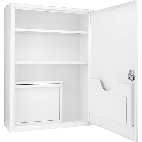 Barska Key Lock Wall Mount Large Security Magnet Erase Pad, Shelf,...
