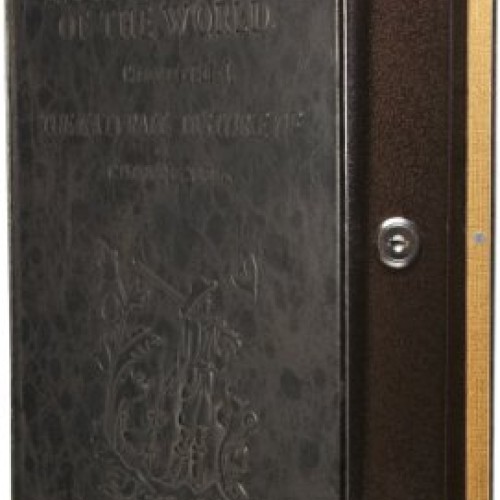 Barska Large Antique Book Lock Box with Key Lock
