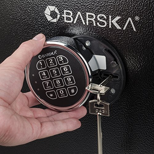 Barska New Fireproof Fire Vault Keypad Lock Safe Cabinet 2.6 Cubi...