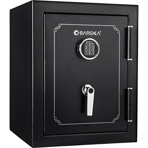Barska New Fireproof Fire Vault Keypad Lock Safe Cabinet 2.6 Cubi...