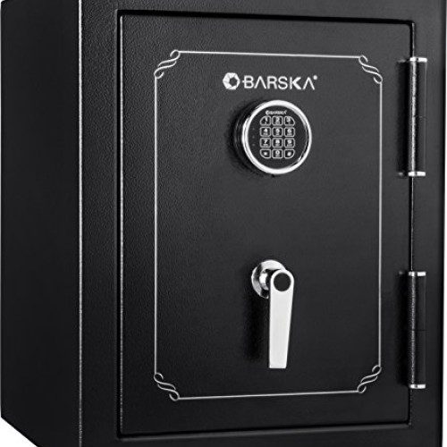 Barska New Fireproof Fire Vault Keypad Lock Safe Cabinet 2.6 Cubi...