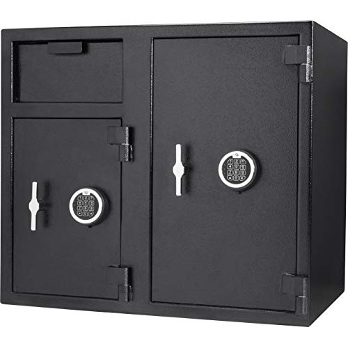 Barska New Large Double Door Vault Safe Keypad Lock Cabinet with D...