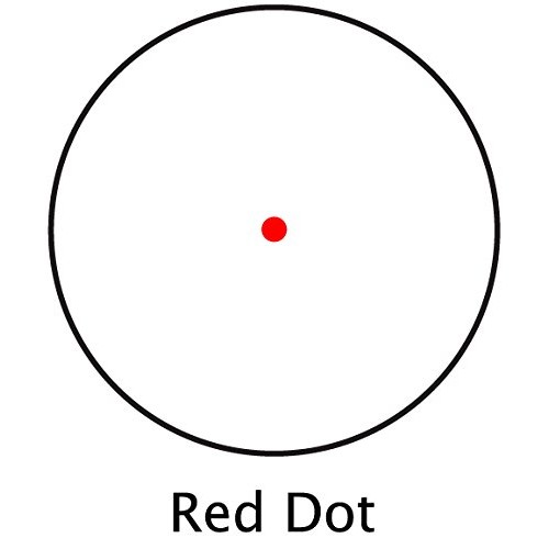 Barska Optics 30mm Red Dot Silver, 5/8