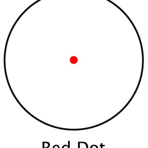 Barska Optics 30mm Red Dot Silver, 5/8
