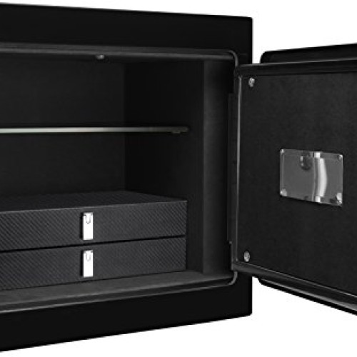 Barska Steel Fireproof Jewelry Security Safe Cabinet with Organize...