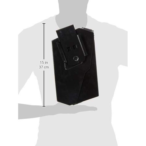 Bsk Bio Keypad Pistol Safe, Black, Pistol Keypad Biometric Safe