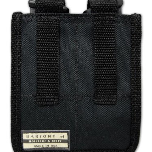 Barsony Double Magazine Pouch for KAHR CW9 CW40