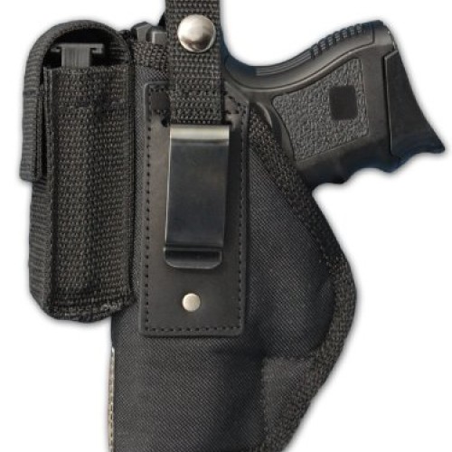 Barsony New OWB Belt Holster w/Magazine Pouch for Compact 9mm ...
