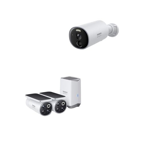 Baseus Security Camera S1 Pro 2-Cam Kit & B1 2K Wireless Solocam