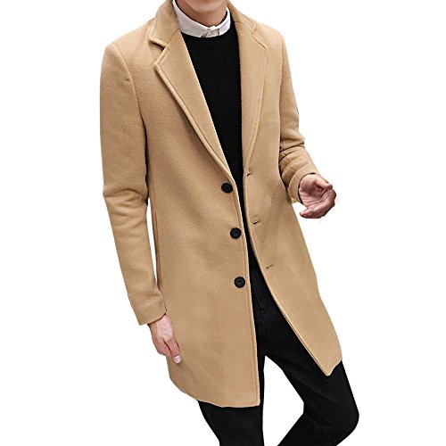Mens Jacket Outwear, Fashion Formal Single Breasted Figuring Over...
