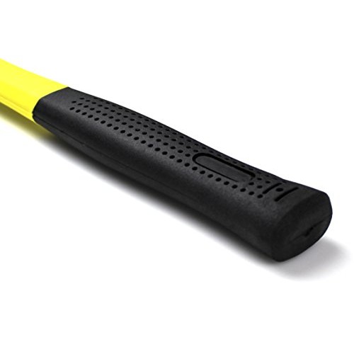 16 oz Fiber Glass Claw Hammer Heavy Duty Construction Shock Resist...