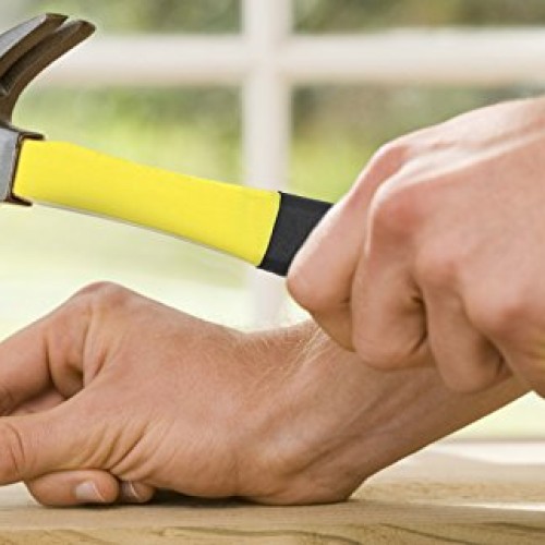 16 oz Fiber Glass Claw Hammer Heavy Duty Construction Shock Resist...