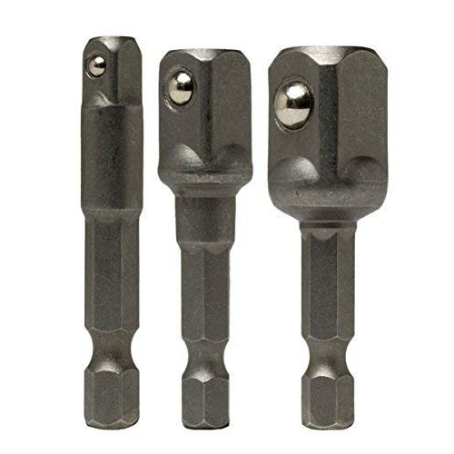 Socket Bit Hex Shank Adapter Drill Nut Driver Power Extension Bar ...
