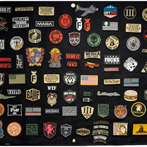 BASTION Morale Patches Phil. 4:13, Black | 3D Embroidered Patche...
