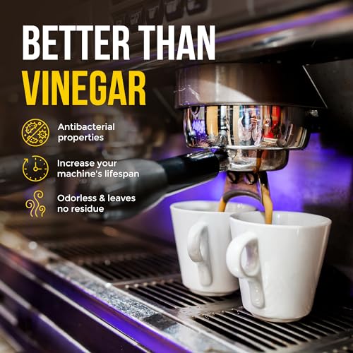 Descaling Powder Solution 6-Uses Coffee Machine Descaler Cleaner...