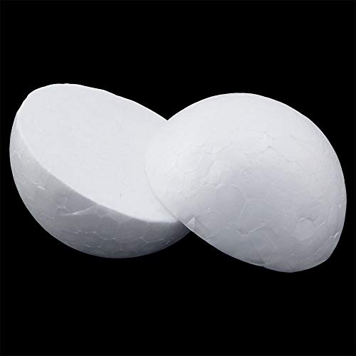 Batino 10PCS White Foam Balls Half Round Hemispherical Christmas C...