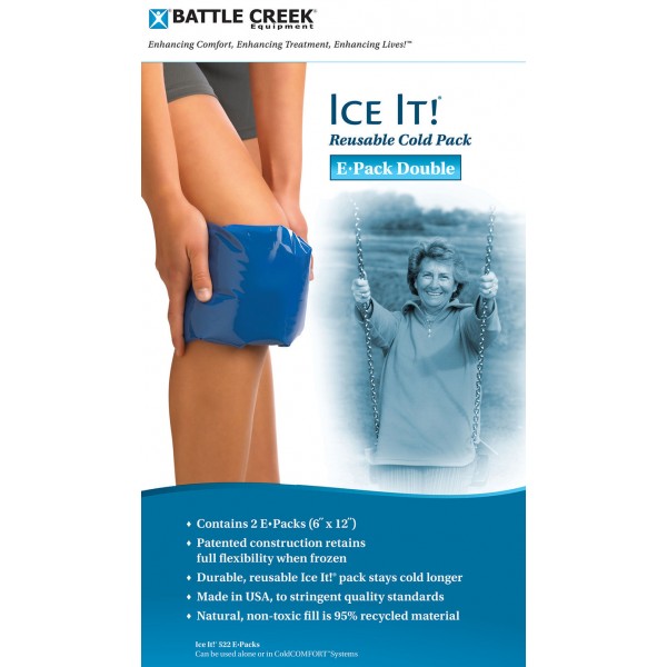 Ice It Reusable Cold Pack E Pack Double