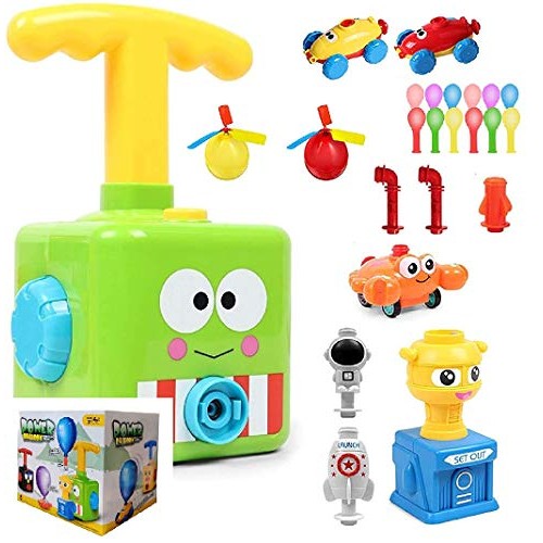 BAYDELKU - Space Balloon Powered Car - with 2 Balloon Helicopter A...