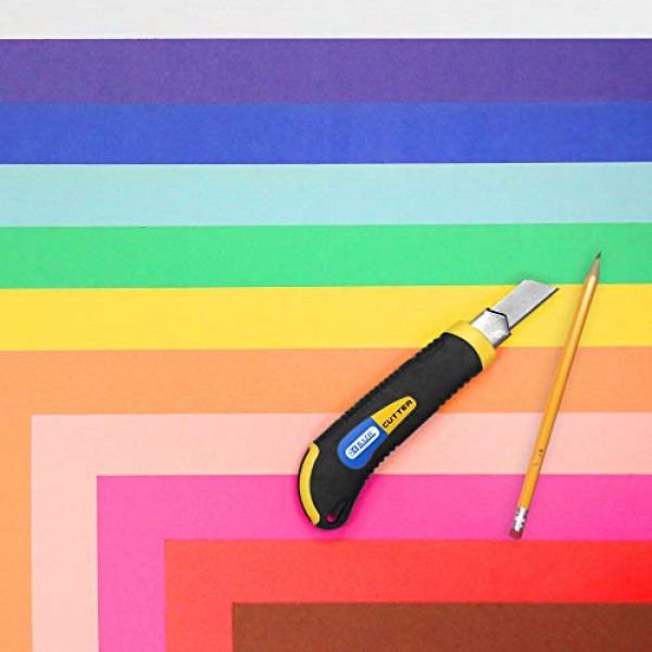 BAZIC 22 X 28 Yellow Poster Board, Colored Paper Drawing Paintin...