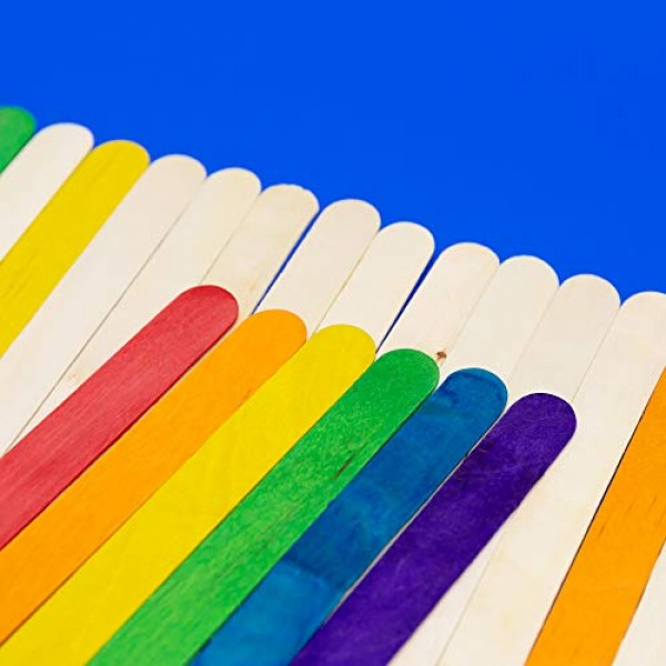 BAZIC Jumbo Colored Craft Stick 50 Per Pack