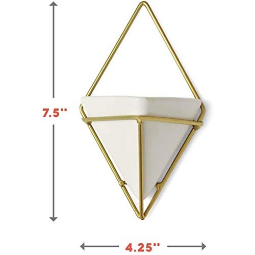 BBA SUNRISE | Geometric Hanging Planter Wall Decor Set of 4, Mul...